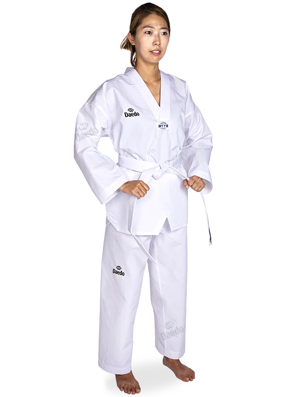 TA1036 Dobok met een witte kraag
