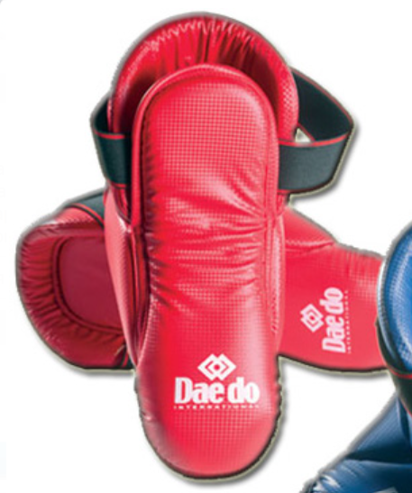 voetbeschermers voor training, rood