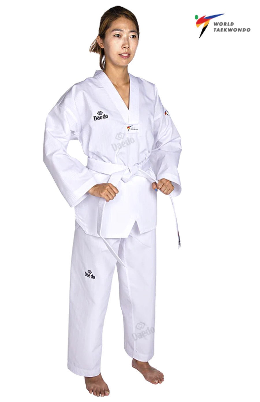 TA1036 Dobok met een witte kraag