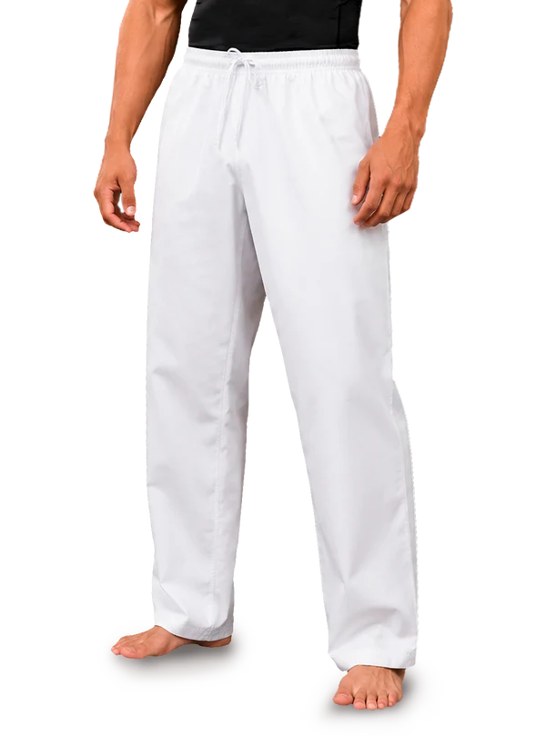 TA1072 losse witte Taekwondobroek
