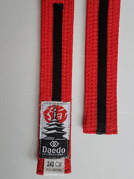 Vechtsport band roodzwart