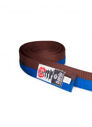Vechtsport band blauw-bruin