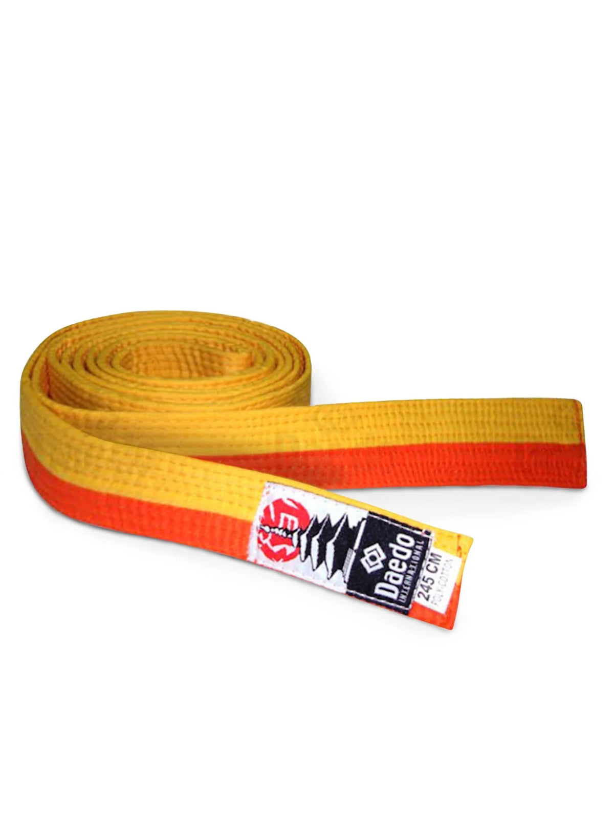 Vechtsport band oranje-geel