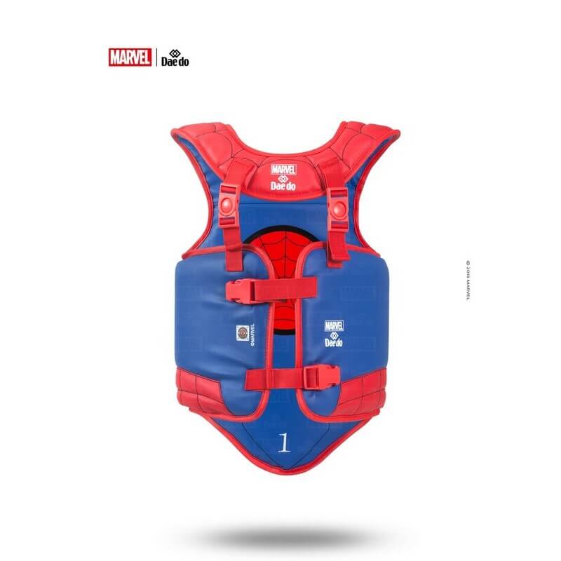 Marvel Hoogo Spiderman, lichaamsbeschermer rood/blauw omkeerbaar