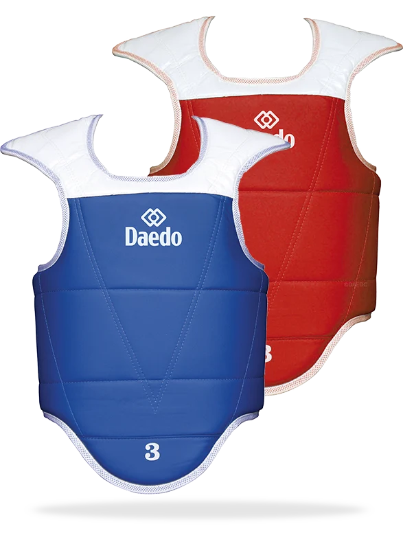 PE1651 Hoogo, lichaamsbeschermer rood/blauw omkeerbaar