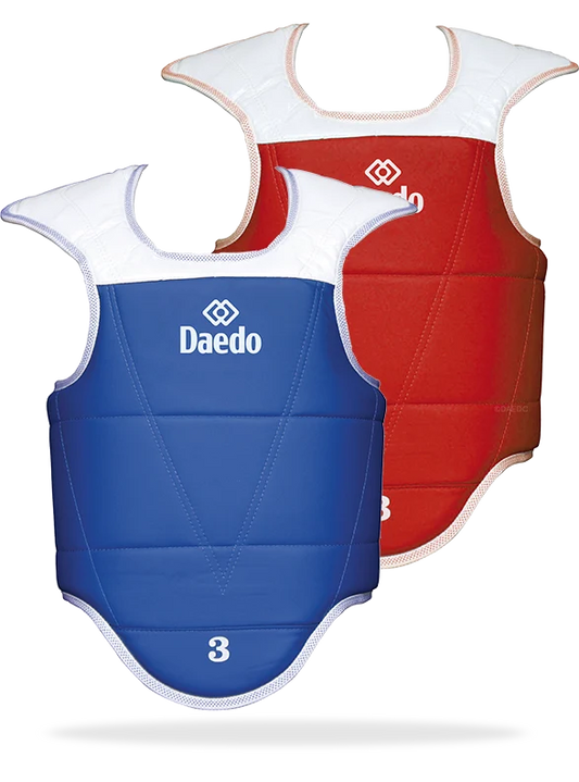 PE1651 Hoogo, lichaamsbeschermer rood/blauw omkeerbaar