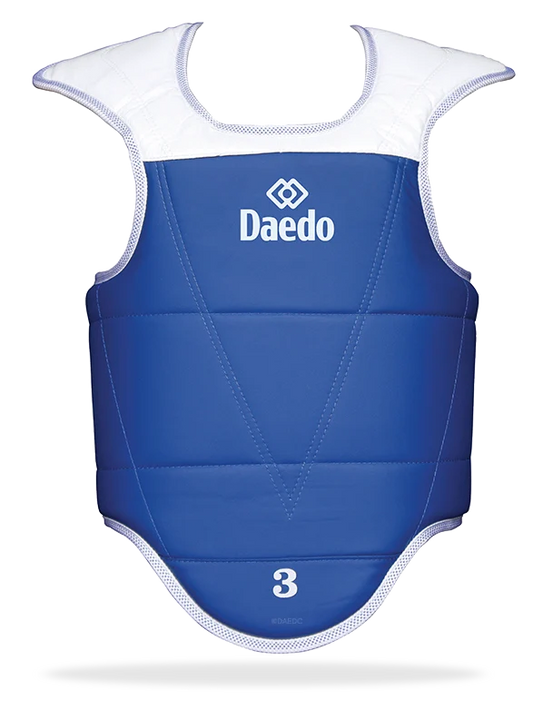PE1651 Hoogo, lichaamsbeschermer rood/blauw omkeerbaar