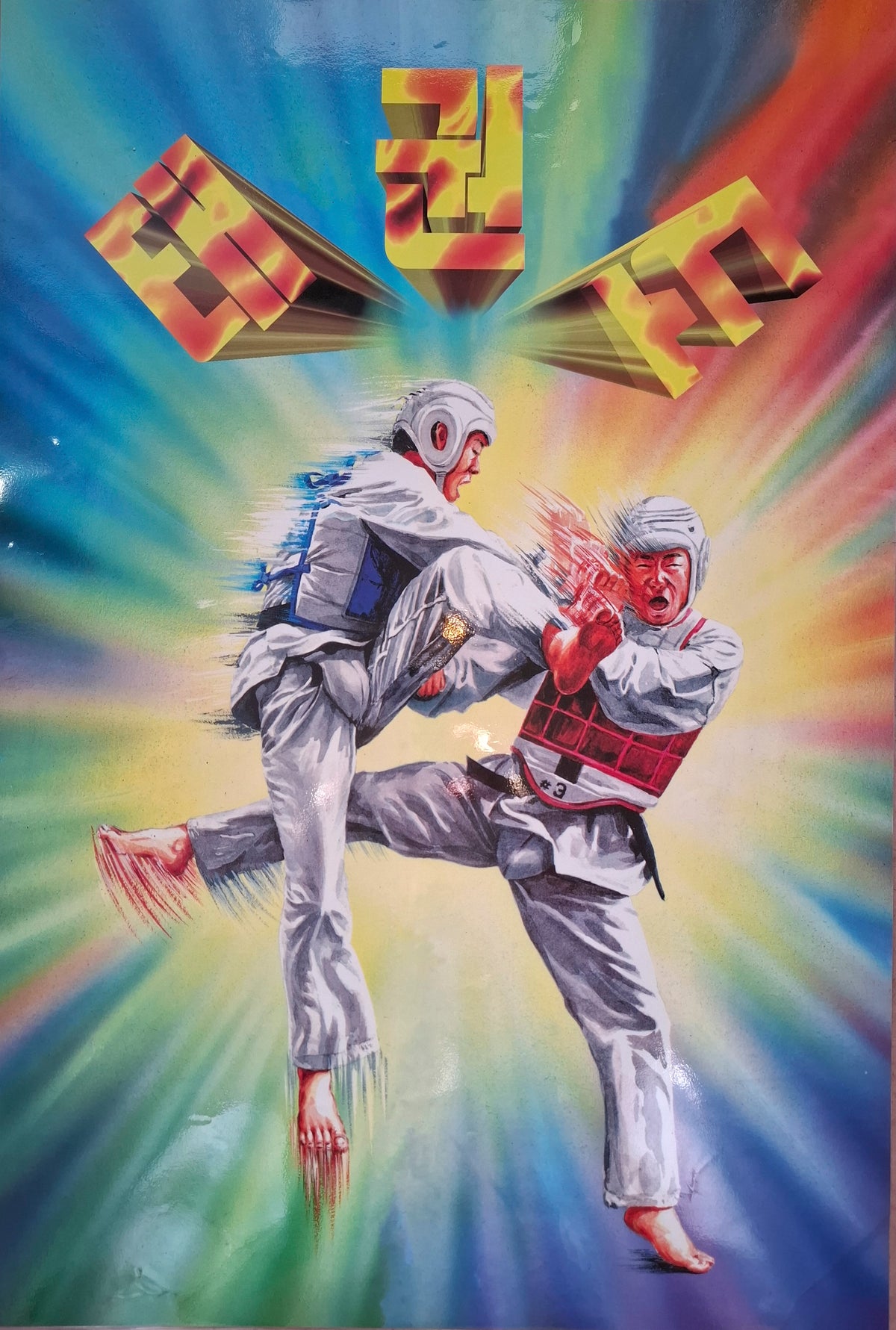 geplastificeerde TKD poster 87x53cm
