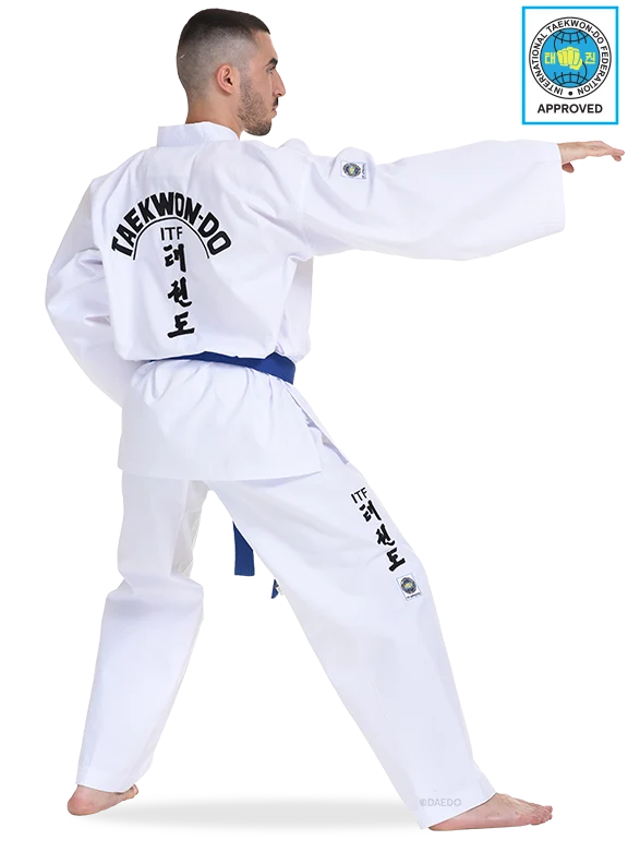 ITF APPROVED DOBOK COLOR BELT maat 200 (1 exemplaar)