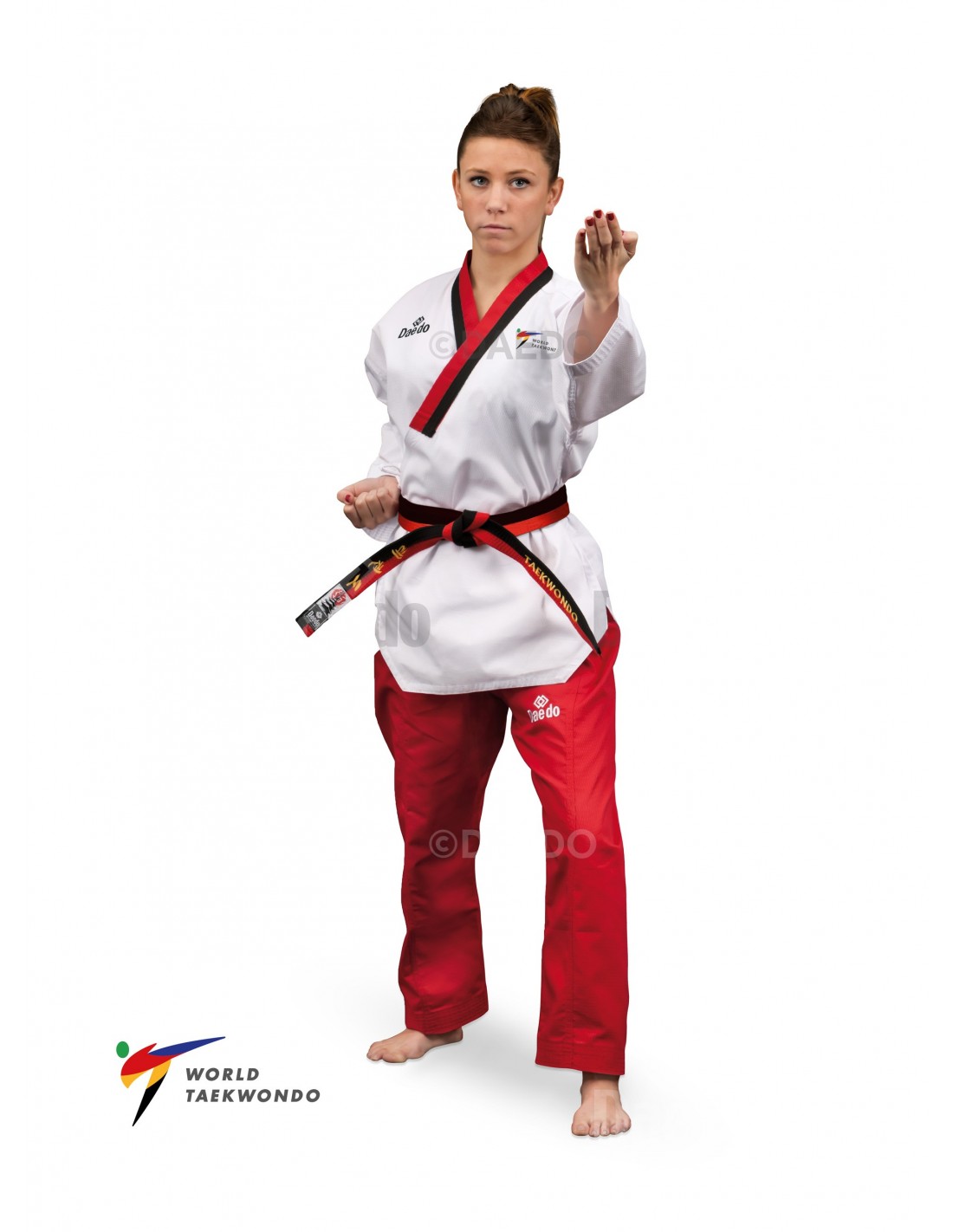 dobok, taekwondo, WT erkend, poomgraden, dames