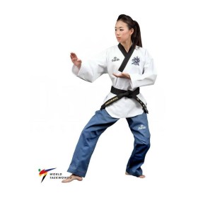 dobok, taekwondo, WT erkend, poomsae, dangraden, dames